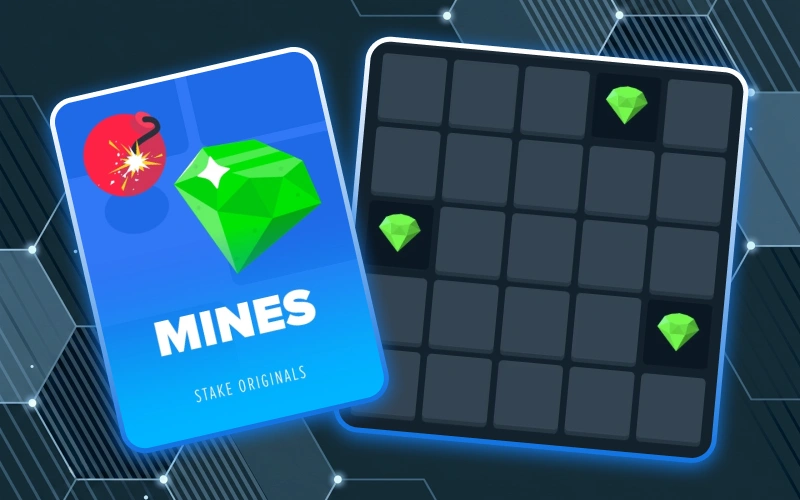En el clásico juego original Mines casino Stake, puedes encontrar tesoros ocultos y evitar bombas.
