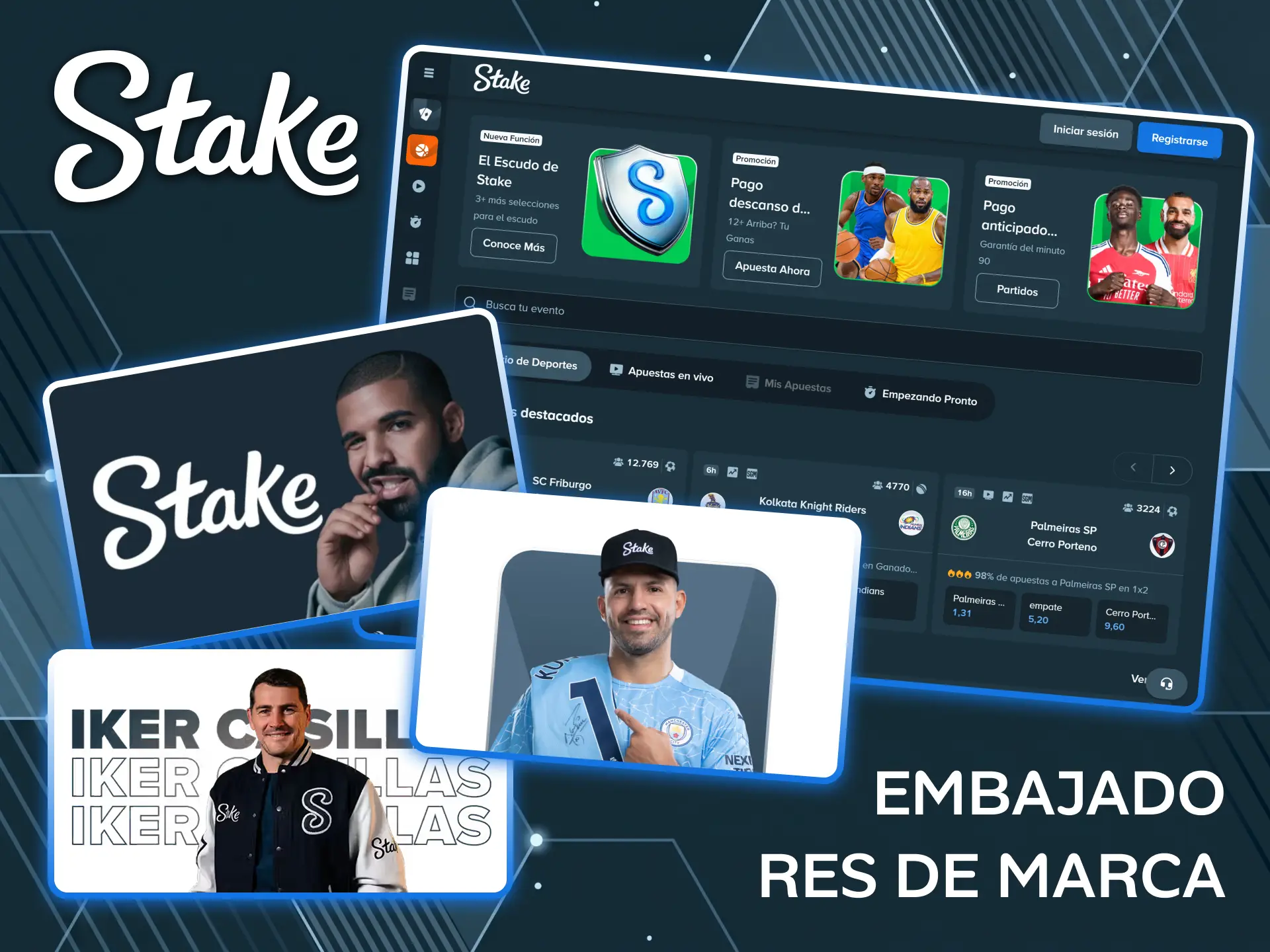 Conozca a las celebridades que confían en Stake Casino y lo representan con orgullo.